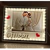 Photo Frame With Charging Cable,Can be Customise/Personalised for loved ones on marriage,anniversary,valentine,birthday (70 x 140 cm)