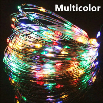 USB Led Fairy Lights Copper Wire String 20M 200LED for party Decoration