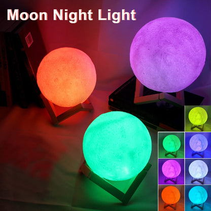 8cm Moon Lamp LED Lamp Bedroom Decor /Valentine's gift